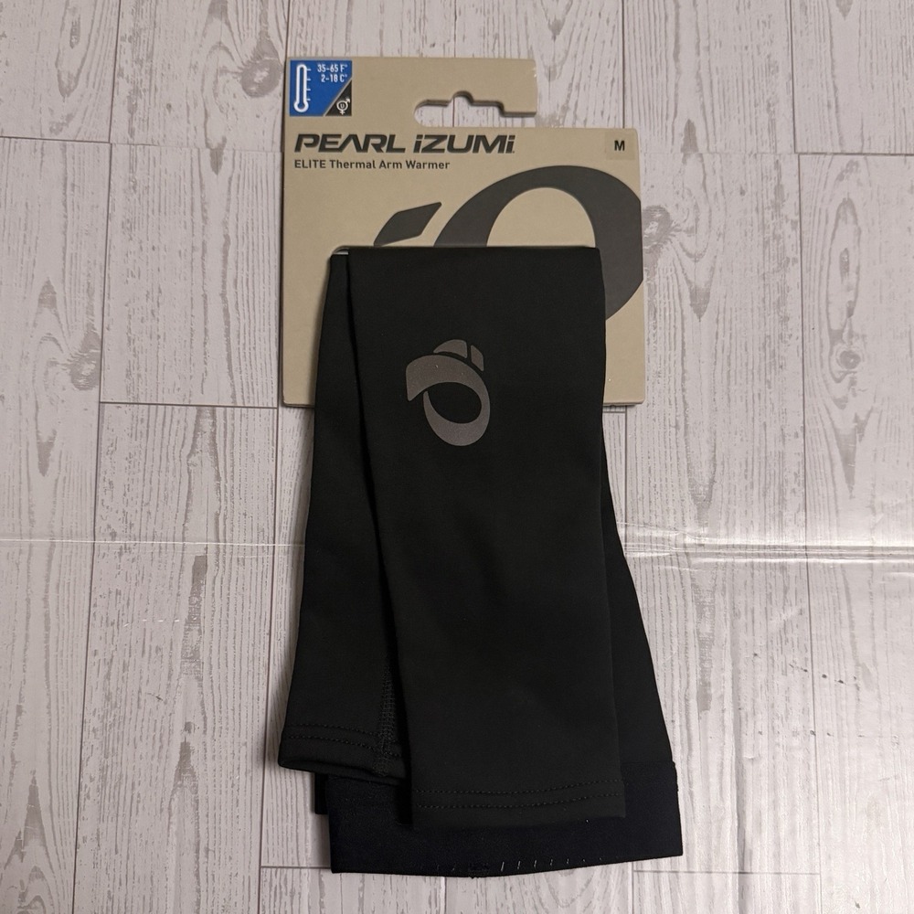 Pearl izumi Elite Thermal Arm Warmers Size Medium Black - 1 Pair